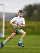 6 May 2017;  Diarmuid O'Riordan of Monaghan Town, Co Monaghan, competing in the U14 and O11 mixed tag rugby during the Aldi Community Games May Festival 2017 at National Sports Campus, in Abbotstown, Dublin. Photo by Sam Barnes/Sportsfile