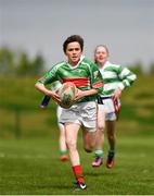 6 May 2017;  Hugh Hamilton of St Brigids Newbridge, Co Kildare, competing in the U14 and O11 mixed tag rugby during the Aldi Community Games May Festival 2017 at National Sports Campus, in Abbotstown, Dublin. Photo by Sam Barnes/Sportsfile