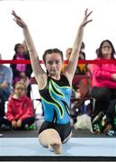 6 May 2017; Holly Armstrong from Hannahstown representing Co Antrim whilst competing in the Girls U13 and O11 Individual Gymnastics during the Aldi Community Games May Festival 2017 at National Sports Campus, in Abbotstown, Dublin.  Photo by Sam Barnes/Sportsfile