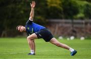 15 May 2017; Leinster's Jonathan Sexton during squad training at UCD in Dublin. Photo by Stephen McCarthy/Sportsfile