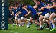15 May 2017; Leinster's Jonathan Sexton during squad training at UCD in Dublin. Photo by Stephen McCarthy/Sportsfile