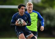 15 May 2017; Leinster's Joey Carbery, left, and James Tracy during squad training at UCD in Dublin. Photo by Stephen McCarthy/Sportsfile
