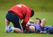 15 May 2017; Niall Scannell of Munster receives attention during squad training at the University of Limerick in Limerick. Photo by Diarmuid Greene/Sportsfile