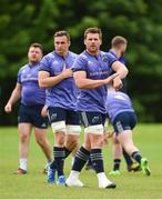 15 May 2017; CJ Stander, right, and Tommy O'Donnell of Munster during squad training at the University of Limerick in Limerick. Photo by Diarmuid Greene/Sportsfile