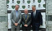 15 May 2017; In attendance at the Fota Island Resort Gaynor Cup launch are, from left, Seamus Leahy, Fota Island Resort, Kieran O'Hanlon, Mayor of the City and County of Limerick, and John Delaney, FAI Chief Executive, at the Lord Mayor's Office in Limerick. Photo by Piaras Ó Mídheach/Sportsfile