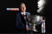16 May 2017; Sky Sports has announced details of it's biggest and most comprehensive season of GAA coverage yet. Sky Sports will broadcast 14 (out of 20) exclusive fixtures with Dublin’s opening fixture on June 3rd in the Leinster Championship quarter-final acting as the curtain-raiser as they attempt to land a hat-trick of All-Ireland titles. Sky Sports will have expert analysis from Jim McGuinness, Peter Canavan, James Horan, Jamesie O’Connor, JJ Delaney, Ollie Canning and many more, including new addition to the analysis team, Monaghan football legend Dick Clerkin. Pictured at the announcement in Croke Park is James Horan. Photo by Brendan Moran/Sportsfile