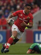 6 May 2017; Francis Saili of Munster during the Guinness PRO12 Round 22 match between Munster and Connacht at Thomond Park, in Limerick. Photo by Brendan Moran/Sportsfile