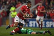 6 May 2017; Francis Saili of Munster during the Guinness PRO12 Round 22 match between Munster and Connacht at Thomond Park, in Limerick. Photo by Brendan Moran/Sportsfile