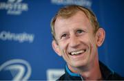 18 May 2017; Leinster head coach Leo Cullen during a Leinster Rugby Press Conference at RDS Arena, Ballsbridge, in Dublin. Photo by Sam Barnes/Sportsfile