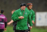 17 November 2011; Connacht head coach Eric Elwood during squad training ahead of their Heineken Cup Pool 6 Round 2 game against Toulouse on Saturday. Connacht Rugby Squad Training, Sportsground, Galway. Picture credit: Diarmuid Greene / SPORTSFILE