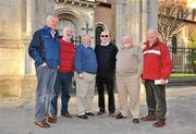 18 November 2011; Munster supporters, from left to right, Clem Murphy, Derry O'Connell, Tom Foley, Mick Kelly, Martin Foley, all from Limerick, and Ted O'Rahilly from Tipperary, in Toulouse, ahead of their side's Heineken Cup, Pool 1, Round 2, match against Castres Olympique on Saturday. Toulouse, France. Picture credit: Diarmuid Greene / SPORTSFILE