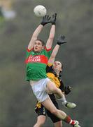 20 November 2011; Ian McInerney, Kilmurry-Ibrickane, Clare, in action against Shane Myers, Dr. Crokes, Kerry. AIB Munster GAA Football Senior Club Championship Semi-Final, Dr. Crokes, Kerry v Kilmurry-Ibrickane, Clare, Dr. Crokes GAA Club, Killarney, Co. Kerry. Picture credit: Diarmuid Greene / SPORTSFILE