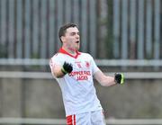 20 November 2011; Paddy Andrews, St. Brigid's, Dublin, celebrates after scoring his side's second half goal. AIB Leinster GAA Football Senior Championship Quarter-Final, St. Brigid's, Dublin v Horeswood, Wexford, Parnell Park, Dublin. Picture credit: Dáire Brennan / SPORTSFILE