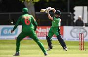 19 May 2017; William Porterfield of Ireland plays a shot during the One Day International match between Ireland and Bangladesh at Malahide Cricket Club in Dublin. Photo by Sam Barnes/Sportsfile
