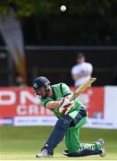 19 May 2017; Andrew Balbirnie of Ireland hits a six during the One Day International match between Ireland and Bangladesh at Malahide Cricket Club in Dublin. Photo by Sam Barnes/Sportsfile