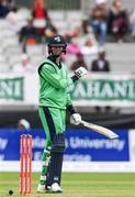 19 May 2017; George Dockrell of Ireland during the One Day International match between Ireland and Bangladesh at Malahide Cricket Club in Dublin. Photo by Sam Barnes/Sportsfile