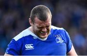 19 May 2017; Jack McGrath of Leinster leaves the pitch with an injury during the first half of the Guinness PRO12 Semi-Final match between Leinster and Scarlets at the RDS Arena in Dublin. Photo by Ramsey Cardy/Sportsfile