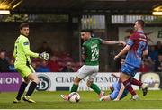 19 May 2017; Sean Maguire of Cork City scoring his side's second goal during the SSE Airtricity League Premier Division game between Cork City and Drogheda United at Turners Cross in Cork. Photo by Eóin Noonan/Sportsfile