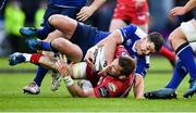 19 May 2017; John Barclay of Scarlets is tackled by Jonathan Sexton of Leinster during the Guinness PRO12 Semi-Final match between Leinster and Scarlets at the RDS Arena in Dublin. Photo by Ramsey Cardy/Sportsfile