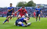 19 May 2017; Jonathan Sexton of Leinster in action against Steffan Evans of Scarlets during the Guinness PRO12 Semi-Final match between Leinster and Scarlets at the RDS Arena in Dublin. Photo by Ramsey Cardy/Sportsfile