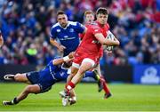 19 May 2017; Steffan Evans of Scarlets is tackled by Jamison Gibson-Park of Leinster during the Guinness PRO12 Semi-Final match between Leinster and Scarlets at the RDS Arena in Dublin. Photo by Ramsey Cardy/Sportsfile