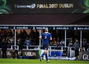 19 May 2017; Hayden Triggs of Leinster leaves the pitch during a second half substitution during the Guinness PRO12 Semi-Final match between Leinster and Scarlets at the RDS Arena in Dublin. Photo by Stephen McCarthy/Sportsfile