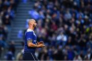 19 May 2017; Hayden Triggs of Leinster is substituted during the Guinness PRO12 Semi-Final match between Leinster and Scarlets at the RDS Arena in Dublin. Photo by Ramsey Cardy/Sportsfile