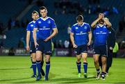 19 May 2017; Jonathan Sexton and his Leinster teammates following their defeat in the Guinness PRO12 Semi-Final match between Leinster and Scarlets at the RDS Arena in Dublin. Photo by Ramsey Cardy/Sportsfile