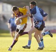 31 May 2006; Adrian Flynn, Wexford, in action against Keith Kavanagh, Dublin. Leinster Junior Football Championship, Quarter-Final, Dublin v Wexford, Parnell Park, Dublin. Picture credit: Brian Lawless / SPORTSFILE