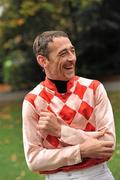 21 November 2011; Top jump Jockey Davy Russell, was today unveiled as HRI's 2011/12 National Hunt Ambassador. St. Stephen's Green, Dublin. Picture credit: David Maher / SPORTSFILE