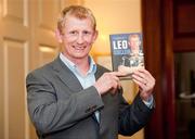 22 November 2011; Ireland and Leinster rugby player Leo Cullen at the launch of his new book 'A Captain's Story'. D4 Berkeley Court Hotel, Lansdowne Road, Dublin. Picture credit: Pat Murphy / SPORTSFILE
