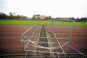 24 November 2011; A general view of the athletic track in UCD which has been closed for health and safety reasons. UCD, Belfield, Dublin. Picture credit: Pat Murphy / SPORTSFILE