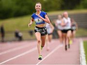 20 May 2017; Jodie McCann, Institute of Education, on her way to winning the senior girls 1500m event during day 2 of the Irish Life Health Leinster Schools Track & Field Championships at Morton Stadium in Dublin. Photo by Stephen McCarthy/Sportsfile