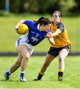 20 May 2017; Marie Ambrose of Munster in action against Aisling Doonan of Ulster during the MMI Ladies Football Interprovincial Tournament final between Munster and Ulster at Gavan Diffy Park in Monaghan. Photo by Ramsey Cardy/Sportsfile