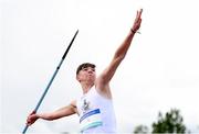 20 May 2017; Sam Feeley of Belvedere competing in the intermediate boys javelin event during day 2 of the Irish Life Health Leinster Schools Track & Field Championships at Morton Stadium in Dublin. Photo by Stephen McCarthy/Sportsfile