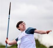 20 May 2017; Tiernan Shine of Gaelcholáiste Cill Dara competing in the intermediate boys javelin event during day 2 of the Irish Life Health Leinster Schools Track & Field Championships at Morton Stadium in Dublin. Photo by Stephen McCarthy/Sportsfile