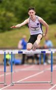 20 May 2017; Jack Mitchell of Pres Carlow on his way to winning the senior boys 400m hurdle event during day 2 of the Irish Life Health Leinster Schools Track & Field Championships at Morton Stadium in Dublin. Photo by Stephen McCarthy/Sportsfile
