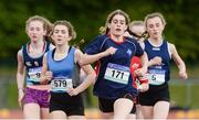 20 May 2017; Nicola Tuthill, Coláiste na Toibhirte, Bandon, Co Cork, leading during the Girls 800m Minor event during the Irish Life Health Munster Schools Track & Field Championships at C.I.T in Cork. Photo by Piaras Ó Mídheach/Sportsfile