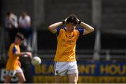 20 May 2017; Dylan Farrell of Longford dejected following the Electric Ireland Leinster GAA Minor Football Championship Quarter-Final match between Dublin and Longford at Parnell Park in Dublin. Photo by Sam Barnes/Sportsfile
