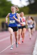 20 May 2017; Rose Finnegan of Eureka Kells cross the line to win the senior girls 800m event during day 2 of the Irish Life Health Leinster Schools Track & Field Championships at Morton Stadium in Dublin. Photo by Stephen McCarthy/Sportsfile