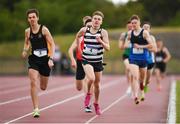 20 May 2017; Mark Glynn of Patrician SS, left, on his way to winning the senior boys 800m event from second place Rory Lodge, St Kieran's, 4, during day 2 of the Irish Life Health Leinster Schools Track & Field Championships at Morton Stadium in Dublin. Photo by Stephen McCarthy/Sportsfile