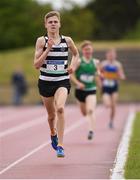 20 May 2017; Adam Fitzpatrick of St Kieran's Kilkenny on his way to winning the senior boys 3000m event during day 2 of the Irish Life Health Leinster Schools Track & Field Championships at Morton Stadium in Dublin. Photo by Stephen McCarthy/Sportsfile
