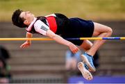 20 May 2017; Simon Zanderco of Carlow VS competes in the senior boys high jump event during day 2 of the Irish Life Health Leinster Schools Track & Field Championships at Morton Stadium in Dublin. Photo by Stephen McCarthy/Sportsfile