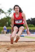 20 May 2017; Grace Furlong of CBS New Ross competes in the senior girls long jump event during day 2 of the Irish Life Health Leinster Schools Track & Field Championships at Morton Stadium in Dublin. Photo by Stephen McCarthy/Sportsfile