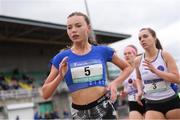20 May 2017; Jodie McCann, Institute of Education, 5, on her way to winning the senior girls 1500m event during day 2 of the Irish Life Health Leinster Schools Track & Field Championships at Morton Stadium in Dublin. Photo by Stephen McCarthy/Sportsfile