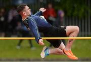 20 May 2017; Ross O'Callaghan of Nagle CC Mahon, Co Cork, competing in the Boys High Jump Senior event during the Irish Life Health Munster Schools Track & Field Championships at C.I.T in Cork. Photo by Piaras Ó Mídheach/Sportsfile