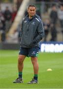 20 May 2017; Connacht Coach Pat Lam during the Champions Cup Playoff match between Northampton Saints and Connacht at Franklins Gardens in Northampton. Photo by Robin Parker/Sportsfile