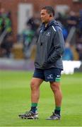 20 May 2017; Connacht Coach Pat Lam during the Champions Cup Playoff match between Northampton Saints and Connacht at Franklins Gardens in Northampton. Photo by Robin Parker/Sportsfile