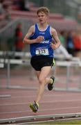 20 May 2017; Cian O'Riordan of Dungarvan CBS, Co Waterford, competing in the Boys 3000m Intermediate event during the Irish Life Health Munster Schools Track & Field Championships at C.I.T in Cork. Photo by Piaras Ó Mídheach/Sportsfile