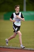 20 May 2017; Michael O'Reilly of PS Inbhearsceine Kenmare, Co Kerry, competing in the Boys 1500m Junior event during the Irish Life Health Munster Schools Track & Field Championships at C.I.T in Cork. Photo by Piaras Ó Mídheach/Sportsfile